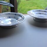 Lot of 2 old Gien presentation plates