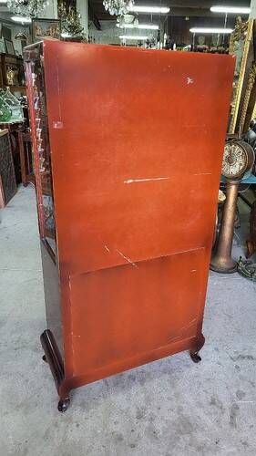 Asian lacquer display cabinet