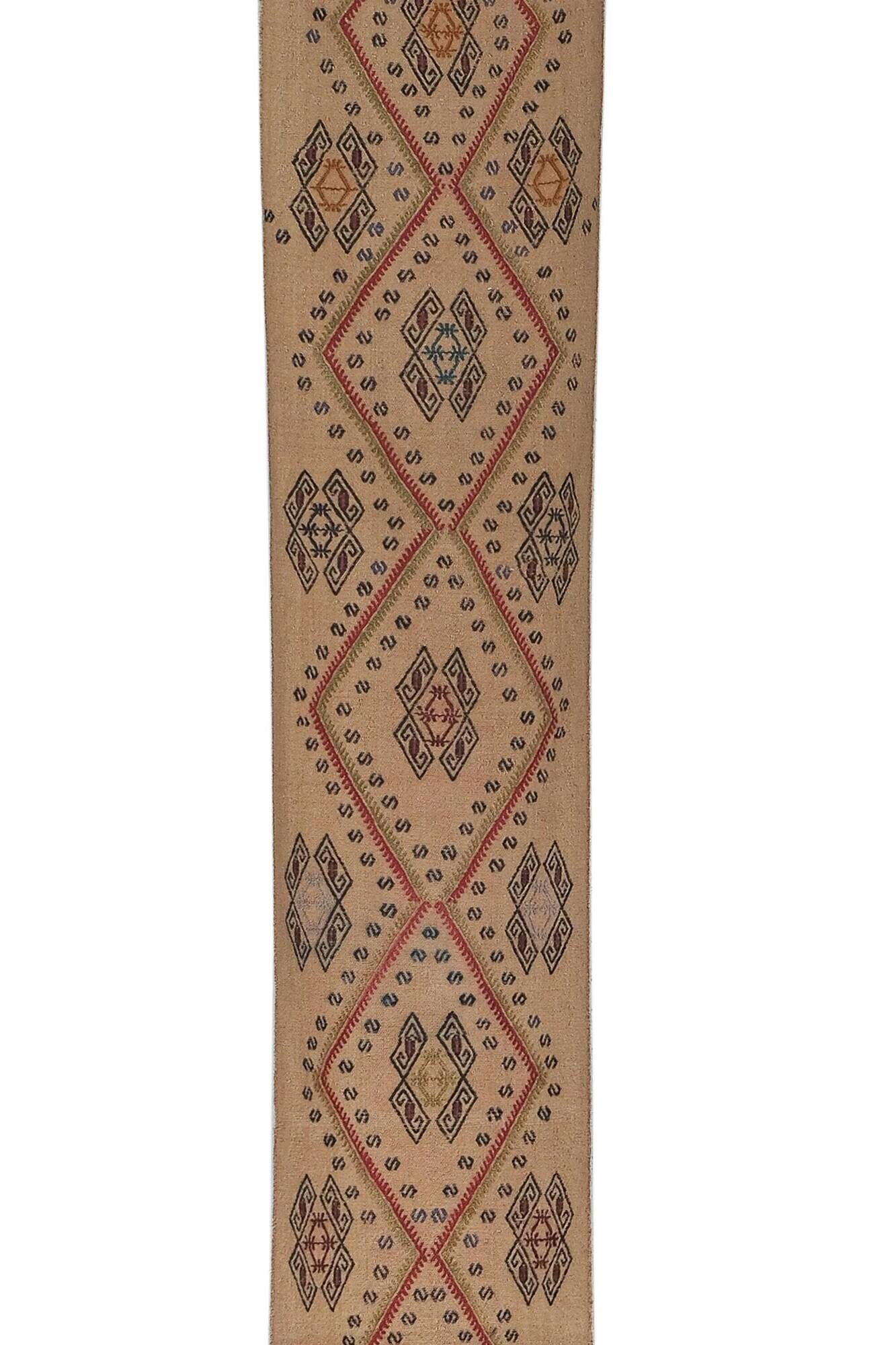 Vintage Turkish hallway rug 50x455 cm
