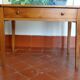 Cherry wood desk nineteenth century with a belt drawer 92 x 67 x 60 cm