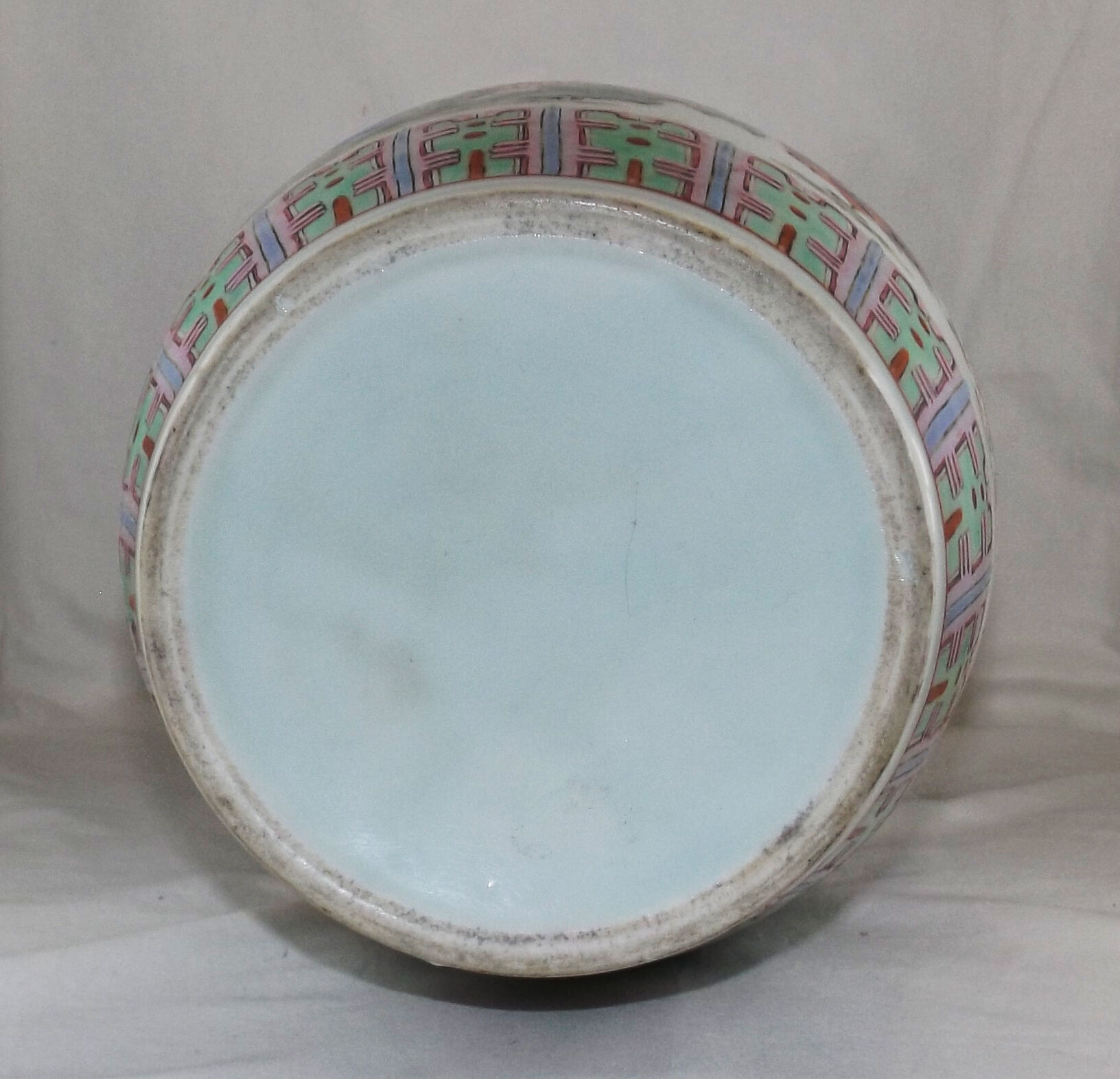 Ancient Chinese vase Rose family early 20th century