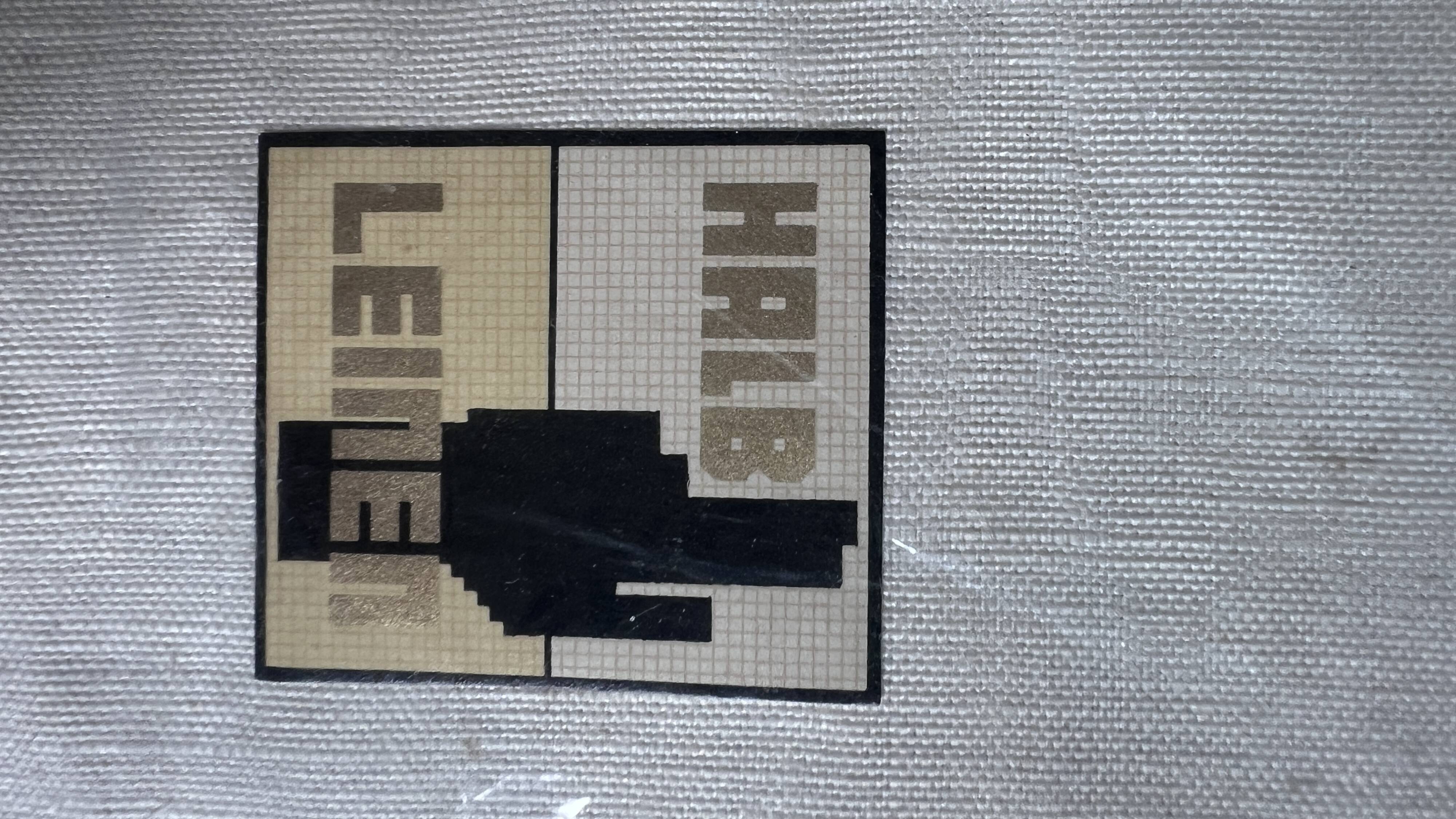 Vintage linen and cotton sheet, new in packaging