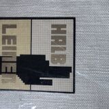 Vintage linen and cotton sheet, new in packaging