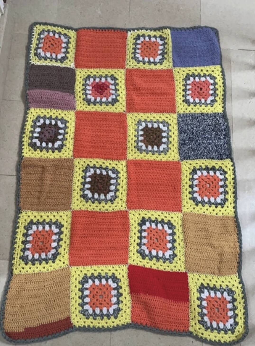 crochet granny blanket