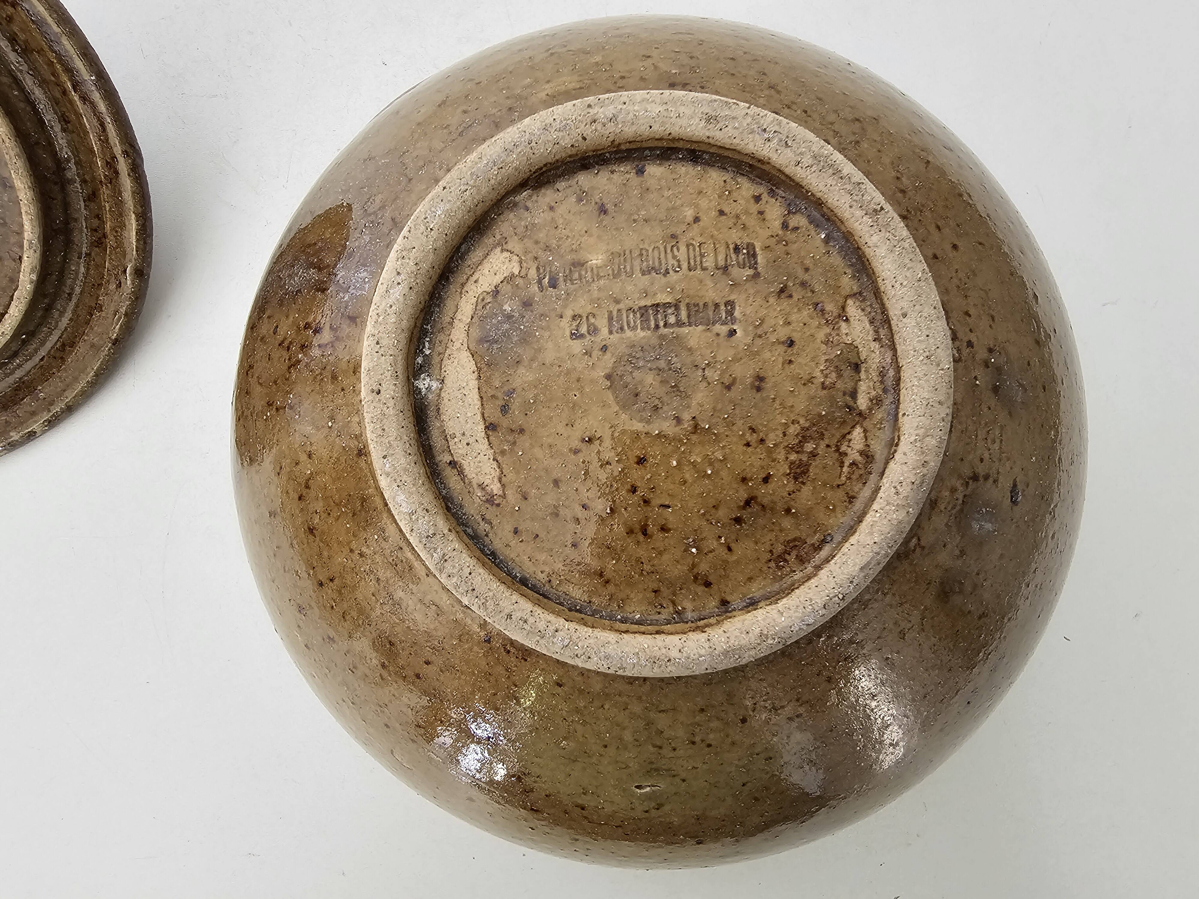 Pot à couvert en grés poterie du bois de Laud - Montélimar