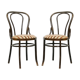Bentwood 18 dining chairs, set of 2