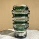 Cut crystal vase Val Saint Lambert 1950s