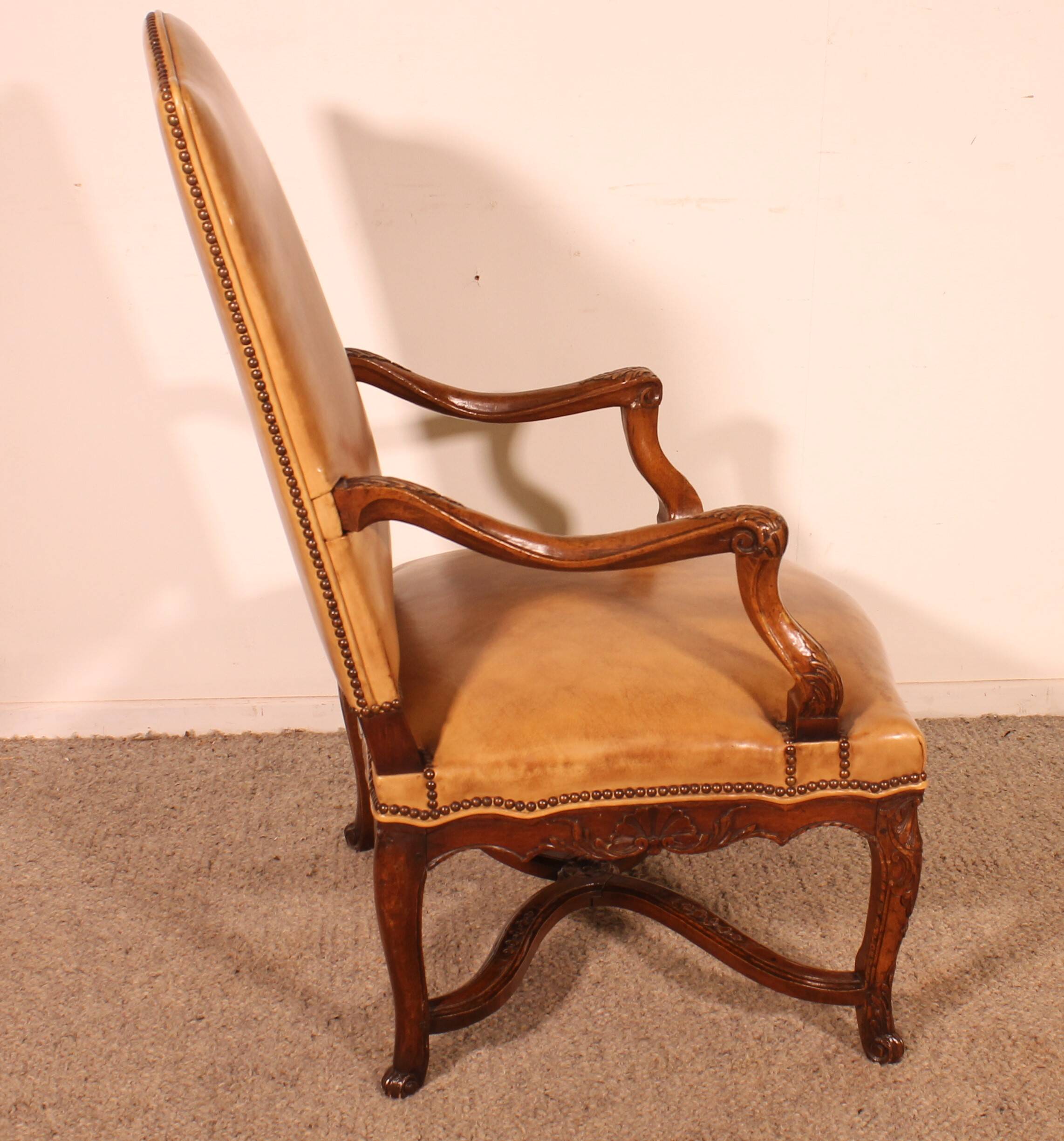 Regency Period Walnut Armchair - 18th Century