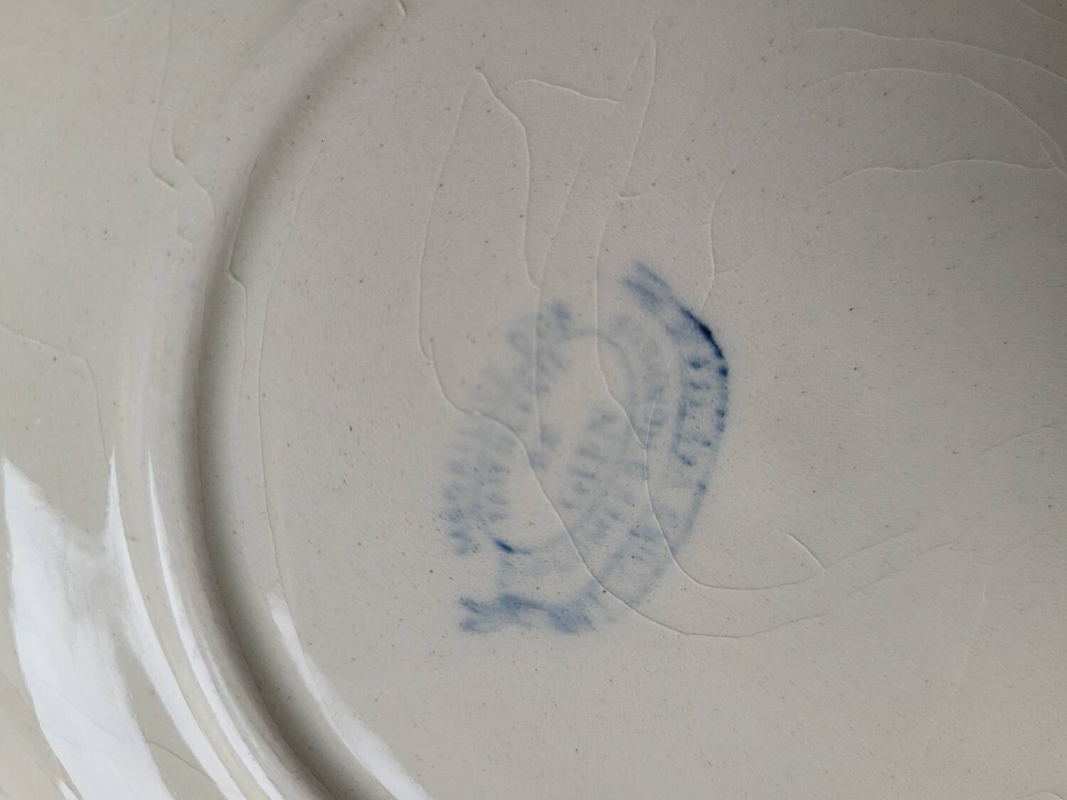 Terre de fer Gien cup saucer