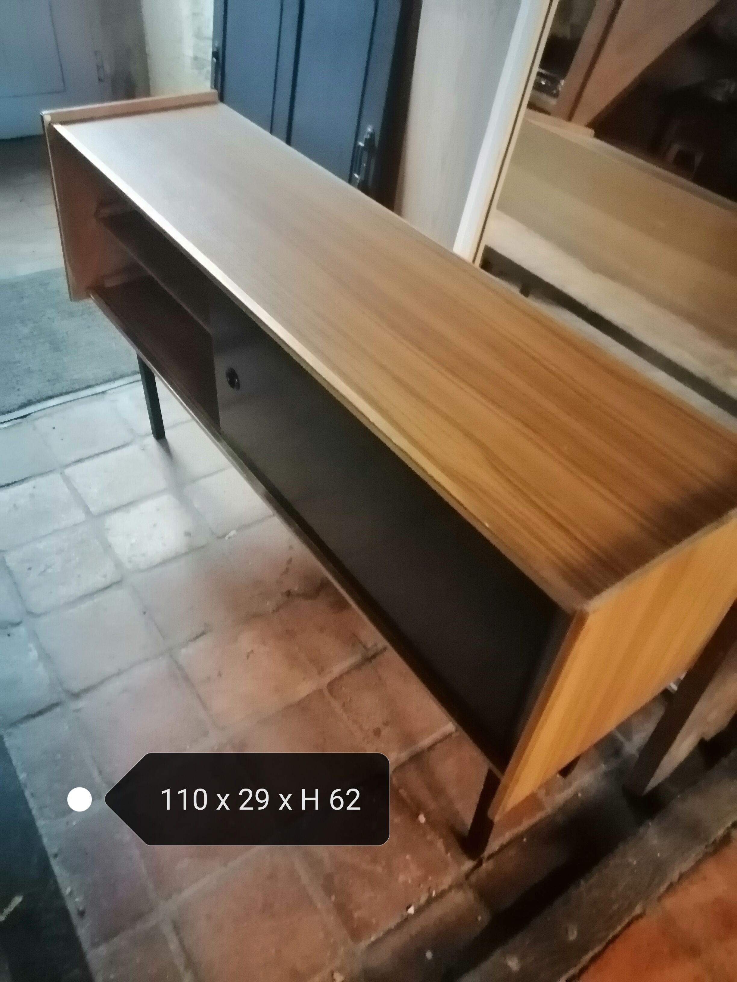 Side board with sliding doors