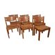 Serie de 6 chaises 70