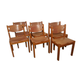 Serie de 6 chaises 70