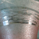 Cut fruit by Schneider glass crystal pink art deco