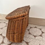 Wicker bicycle basket - vintage