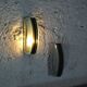 Satin crystal wall light by Fontana Arte, 1960s, set of 2.