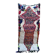 Vintage Boujaad wool table runner: red and black Moroccan rug.