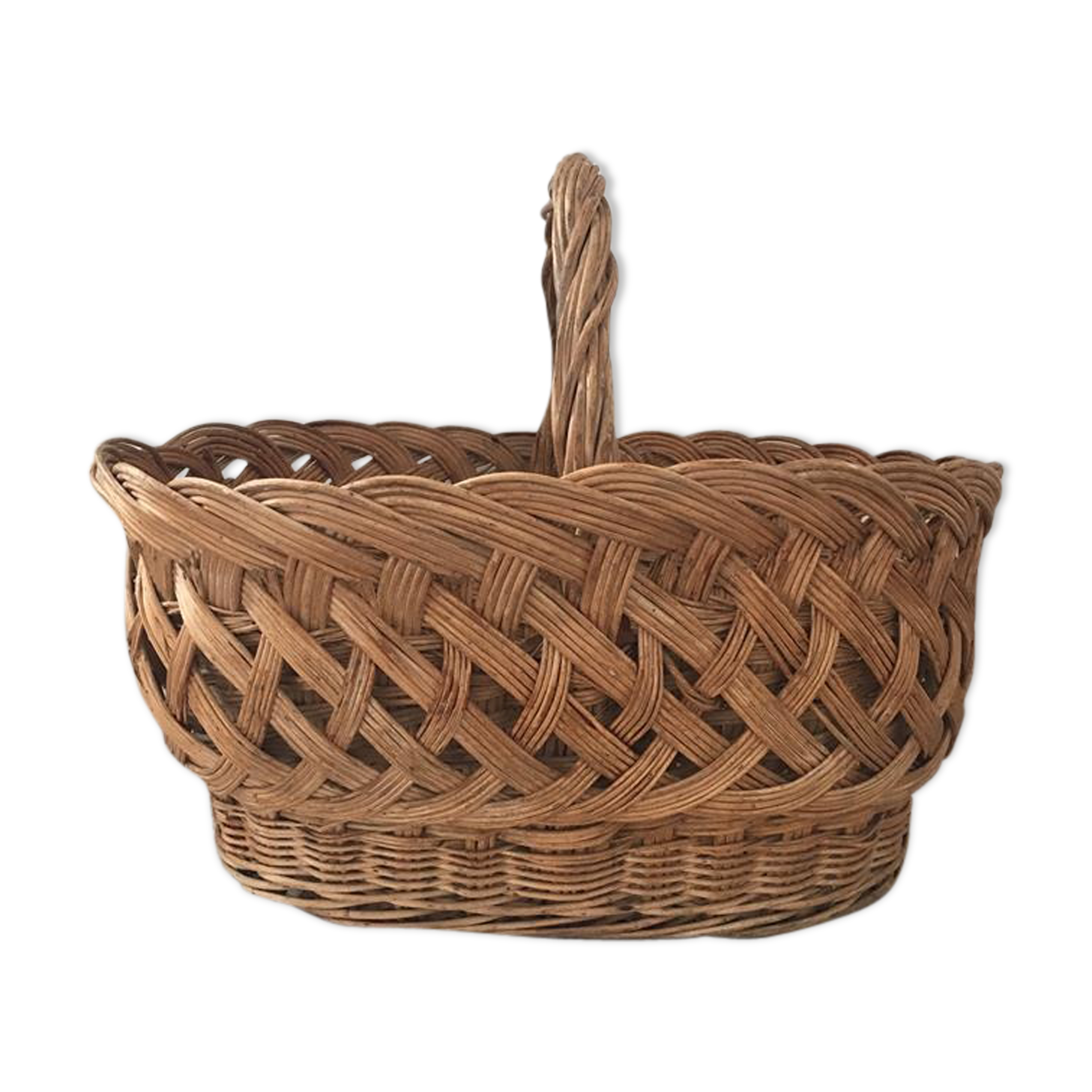 Former twisted wicker basket