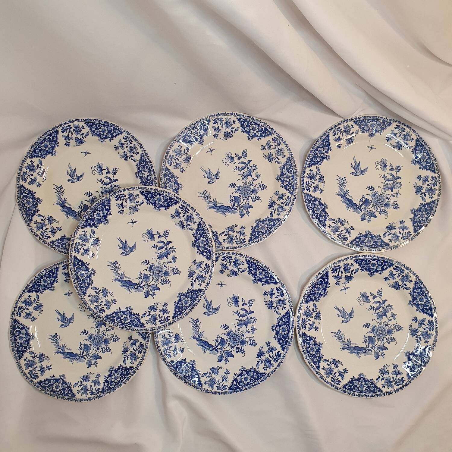 Gien Delft dinner plates