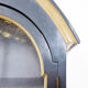 Double-bodied lacquered grey wooden sideboard - one pair available (B)