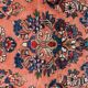 Tapis traditionnel en laine rose Persian coureur tissé à la main Tapis en laine orientale Runner 85x295cm