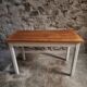 Table de ferme française vintage, années 1950