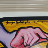 Original National Lottery poster Friday 13 illustrated by Georges Yoldjoglou