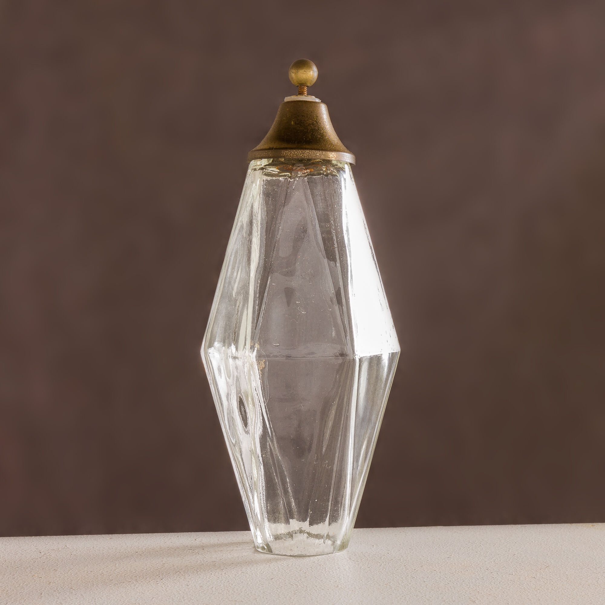 Carlo Scarpa Poliedri chandelier, Venini, Italy 1960s