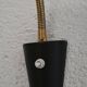 Pair of 1950s/60s Black Scandinavian Wall Lamps