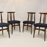 Set of 4 chairs from the 60s/70s, M. Zieliński type 200/100B. Ref Macha