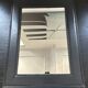 Pearled black frame mirror