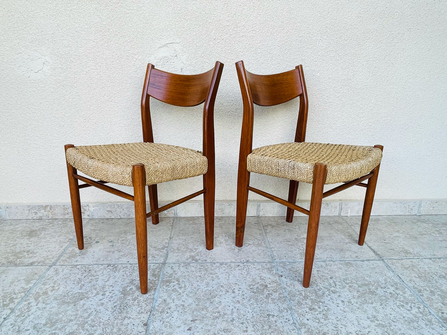 Danish teak chairs