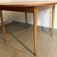 Table de repas scandinave en palissandre clair des années 60