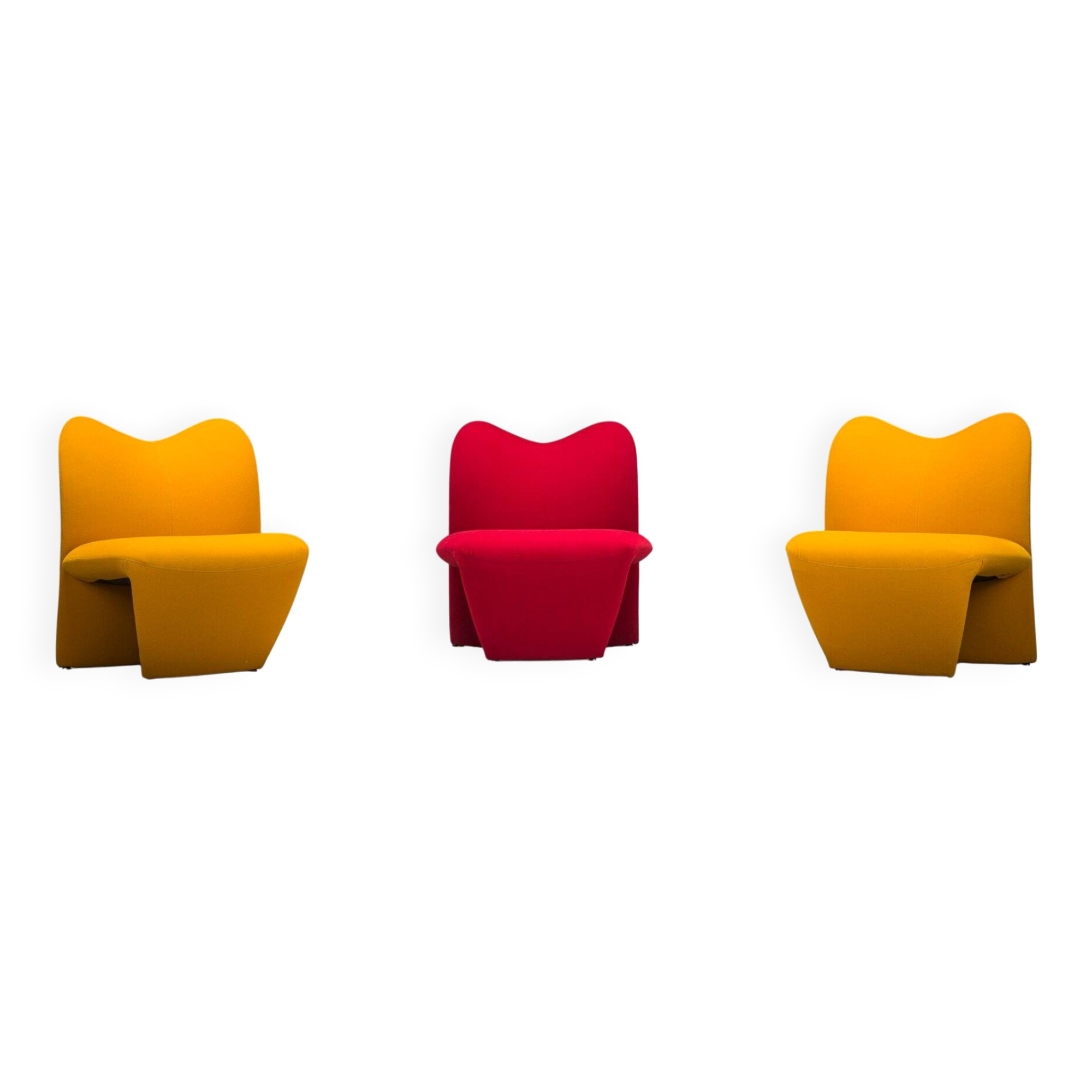 Multipla lounge chairs by Dillon & Wheeler for Kron Design, 1990s, set of 3