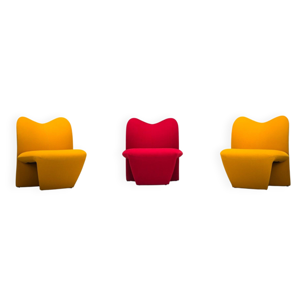 Chaises longues Multipla par Dillon & Wheeler pour Kron Design, années 1990, lot de 3