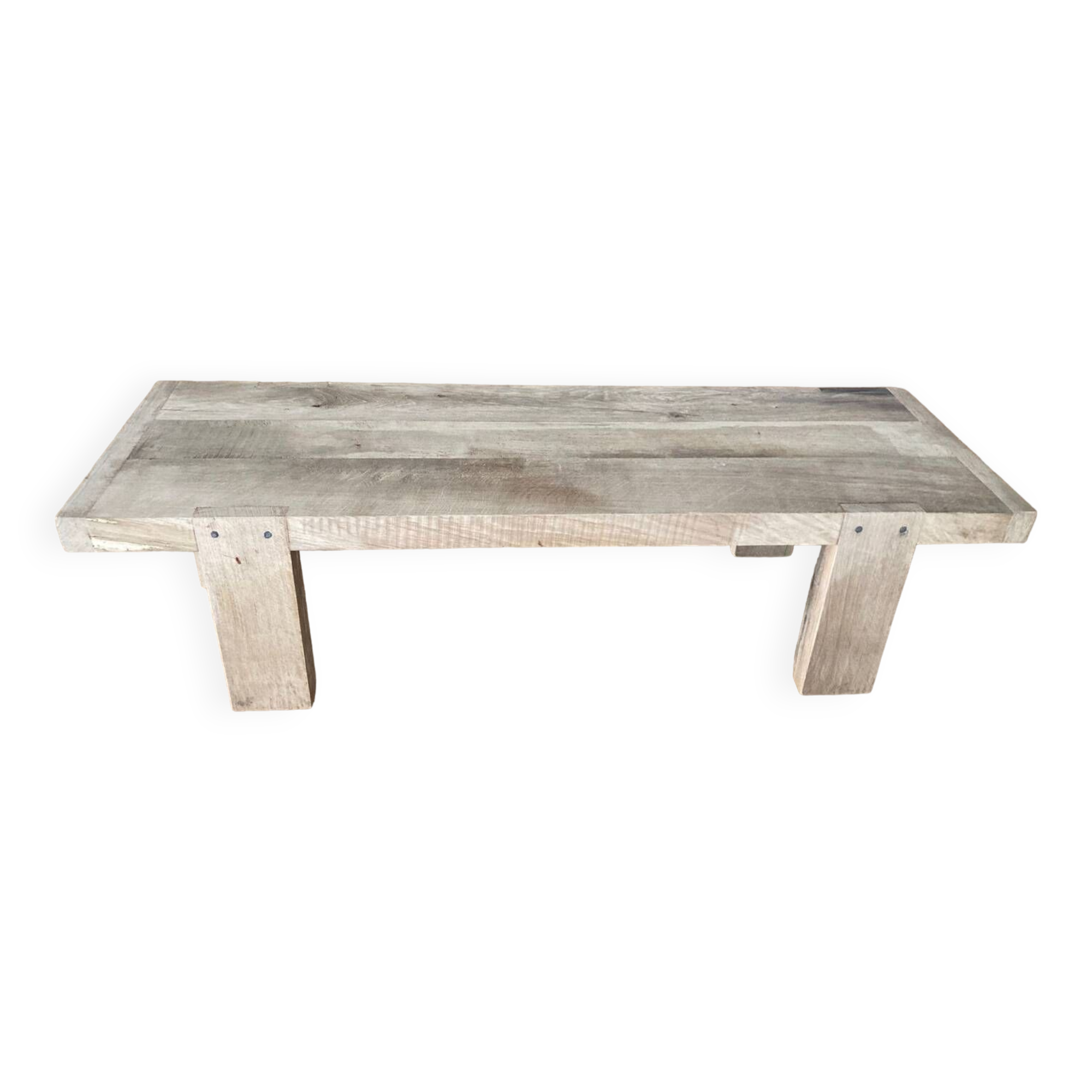 Solid oak coffee table