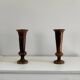 Olive wood vases