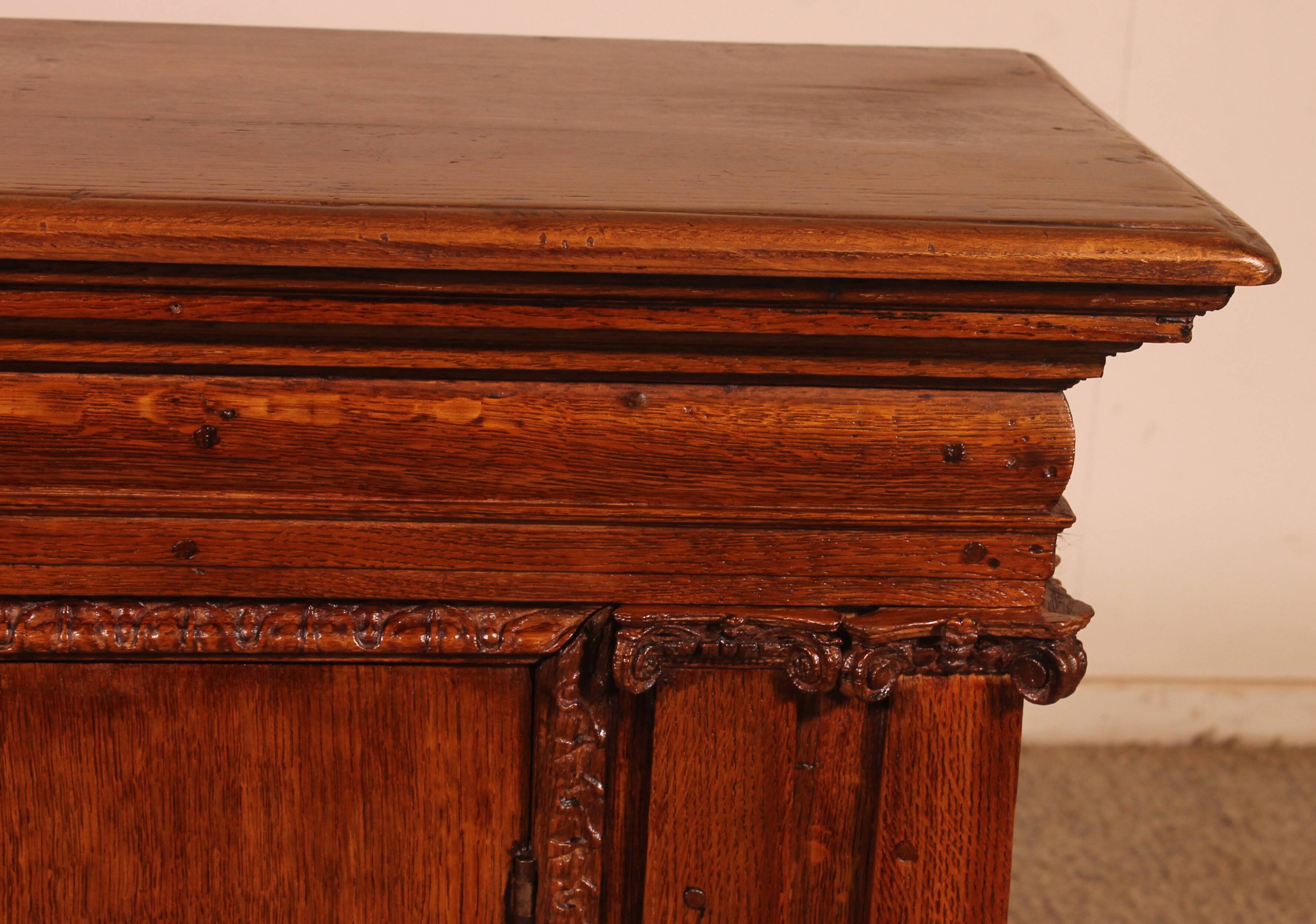 Renaissance oak tabernacle