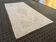 Handmade Pastel Beige Turquoise Area Rug 122x242cm