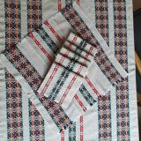 Nappe et serviettes de table tissus basque