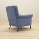 Blue armchair, Italian design, 1970s, production: Italy