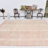 9x11 Soft Wool Handmade Pink Turkish Rug, 267x336Cm SK 33923