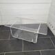 Plexiglas coffee table from the 70s