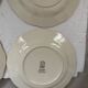 Service 6 assiettes plates gien lorraine fleurs peintes à la main