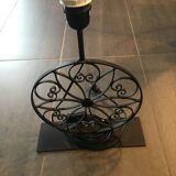 Wrought iron lamp foot