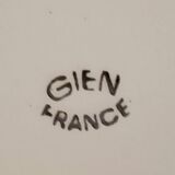 Vintage Floral Pattern Gien Earthenware Dinner Plates