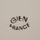 Vintage Floral Pattern Gien Earthenware Dinner Plates