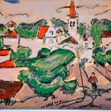 Vanber gouache on paper circa 1960