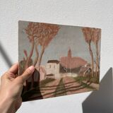 Oil painting landscape painting