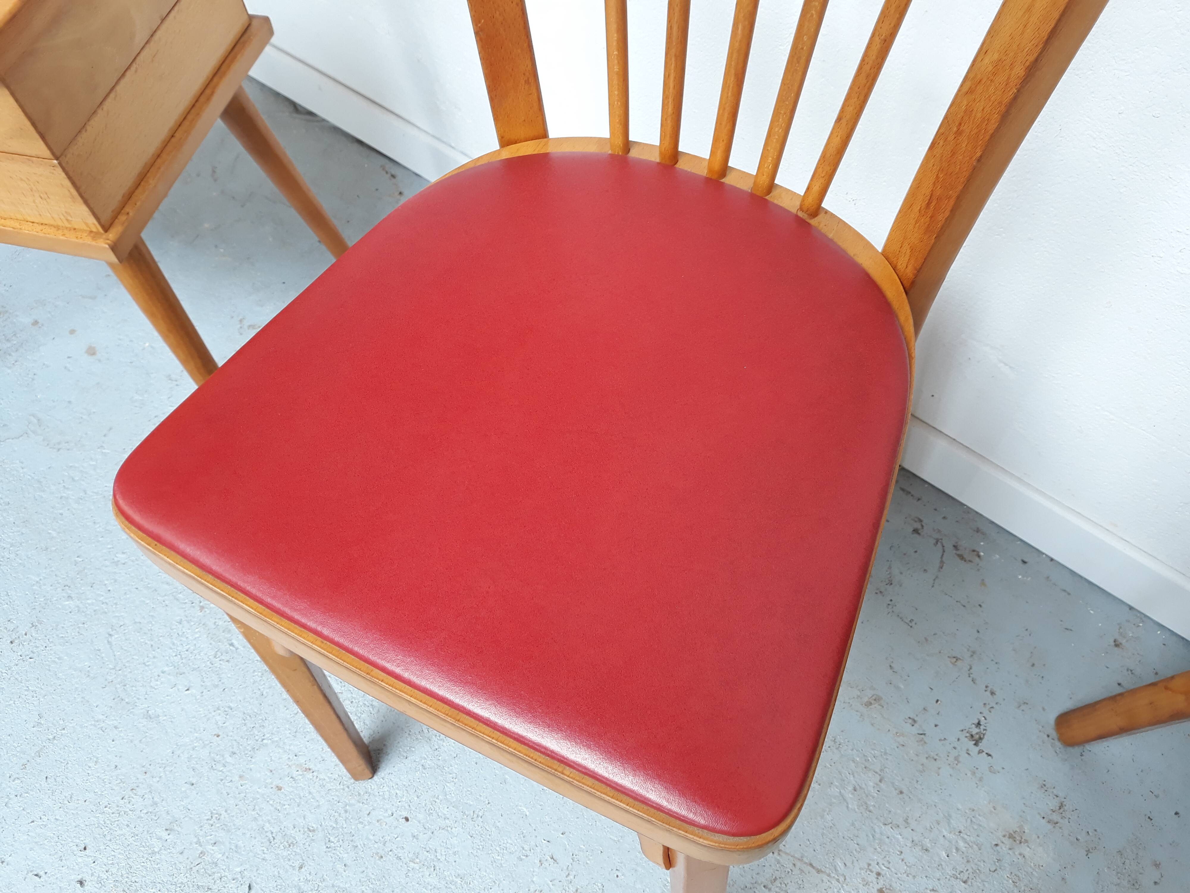 4 vintage bistro chairs Baumann