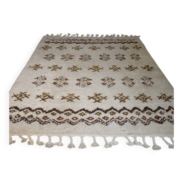 Hand Knotted Berber Wool Rug, 1978